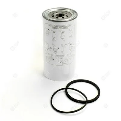 Deutz Kraftstoffvorfilter 02113151, weiße Filterpatrone mit zwei Dichtungsringen
