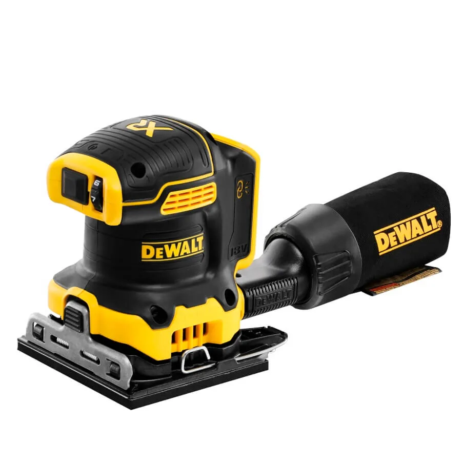 DeWalt DCW200 18V XR bürstenloser Schwingschleifer mit Staubbeutel