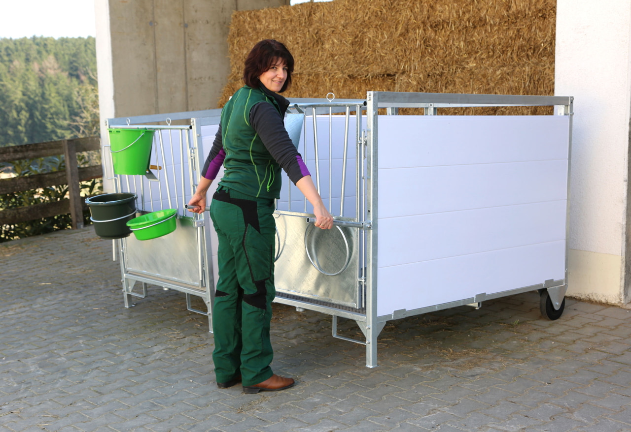 Kerbl Stall und Baueimer Olivgrün 12 Liter - Stabiler Einheimeimer für Landwirte und Tierhalter