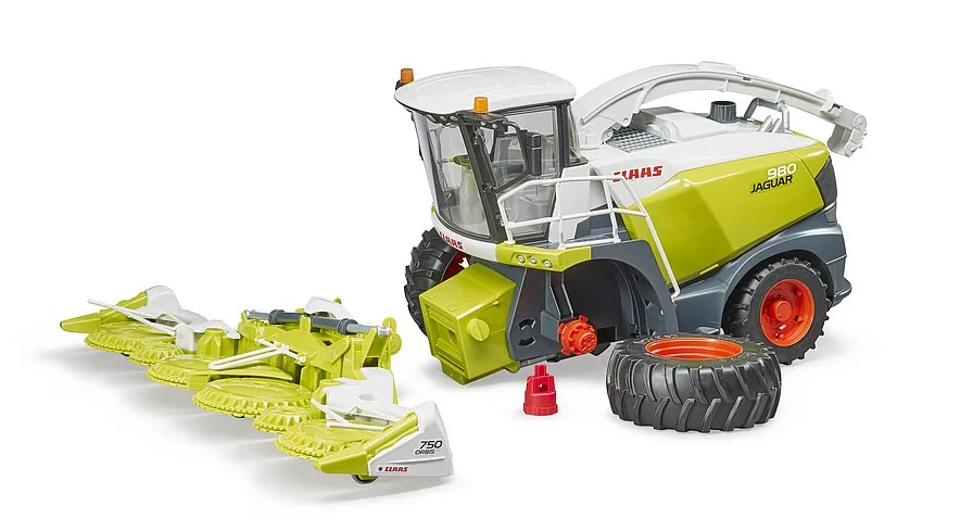 Abnehmbare Räder beim Bruder Claas Jaguar 980