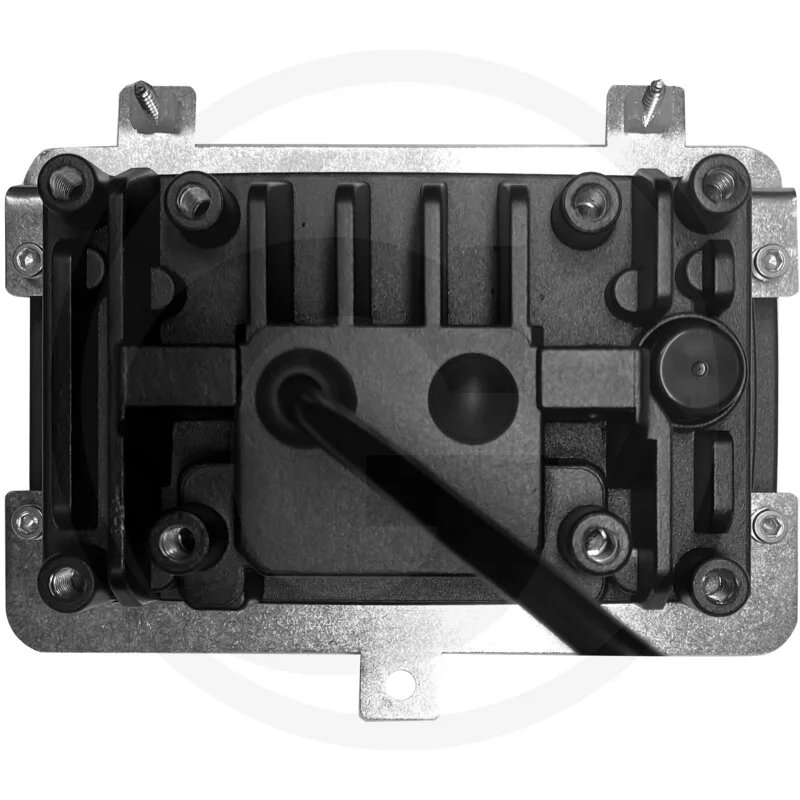 Rückseite des Fricke LED-Hauptscheinwerfers 19419707 mit Anschlussbereich für Landmaschinen