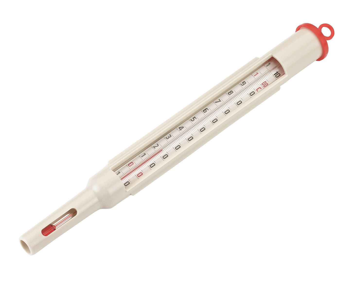 Kerbl Milchthermometer 29144 - Kochfestes Milch- und Käsethermometer mit Aufhängeöse, bis 110°C
