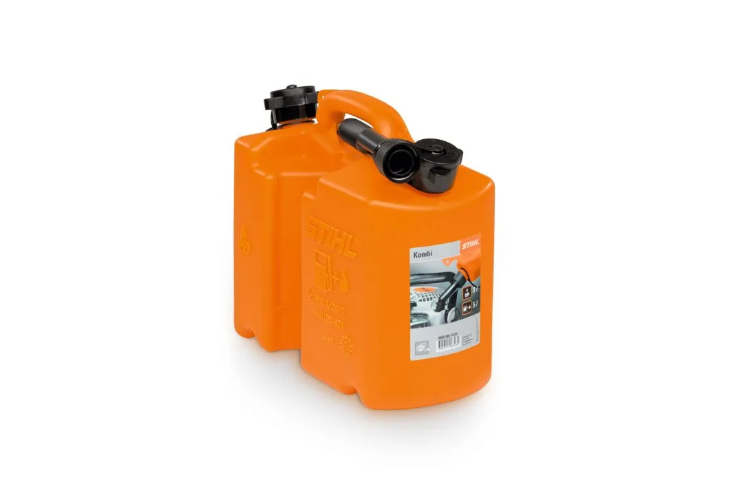 STIHL Kombikanister in Orange mit 5 l Kraftstoff- und 3 l Öltank, Standardausführung