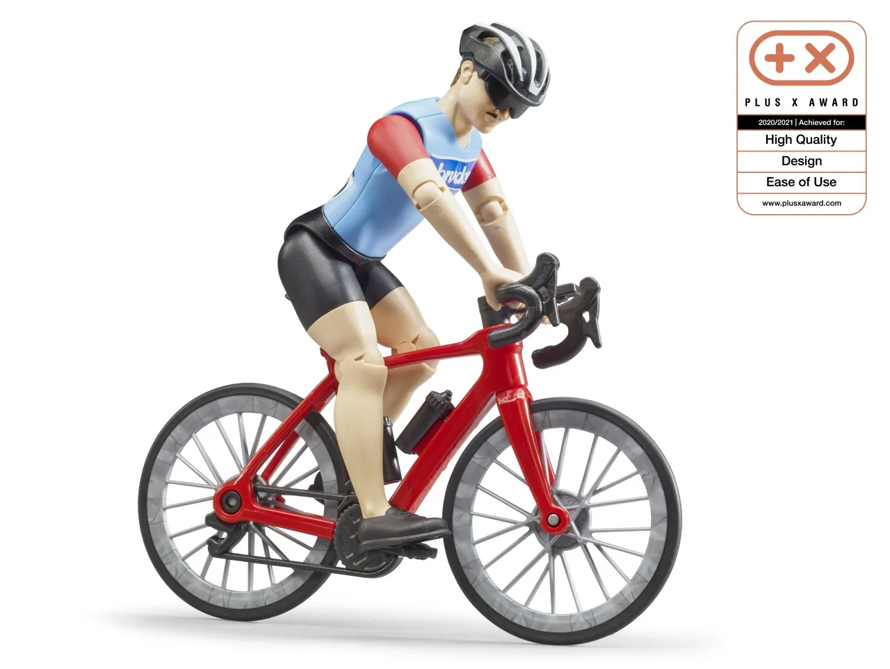 Bruder 63110 bworld Rennrad mit Radfahrer, weitere Ansicht