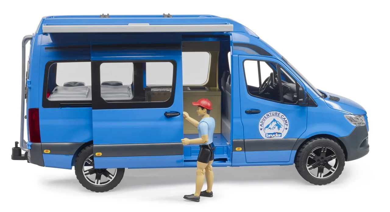 Bruder 02684 MB Sprinter Camper mit bworld Figur, weitere Ansicht