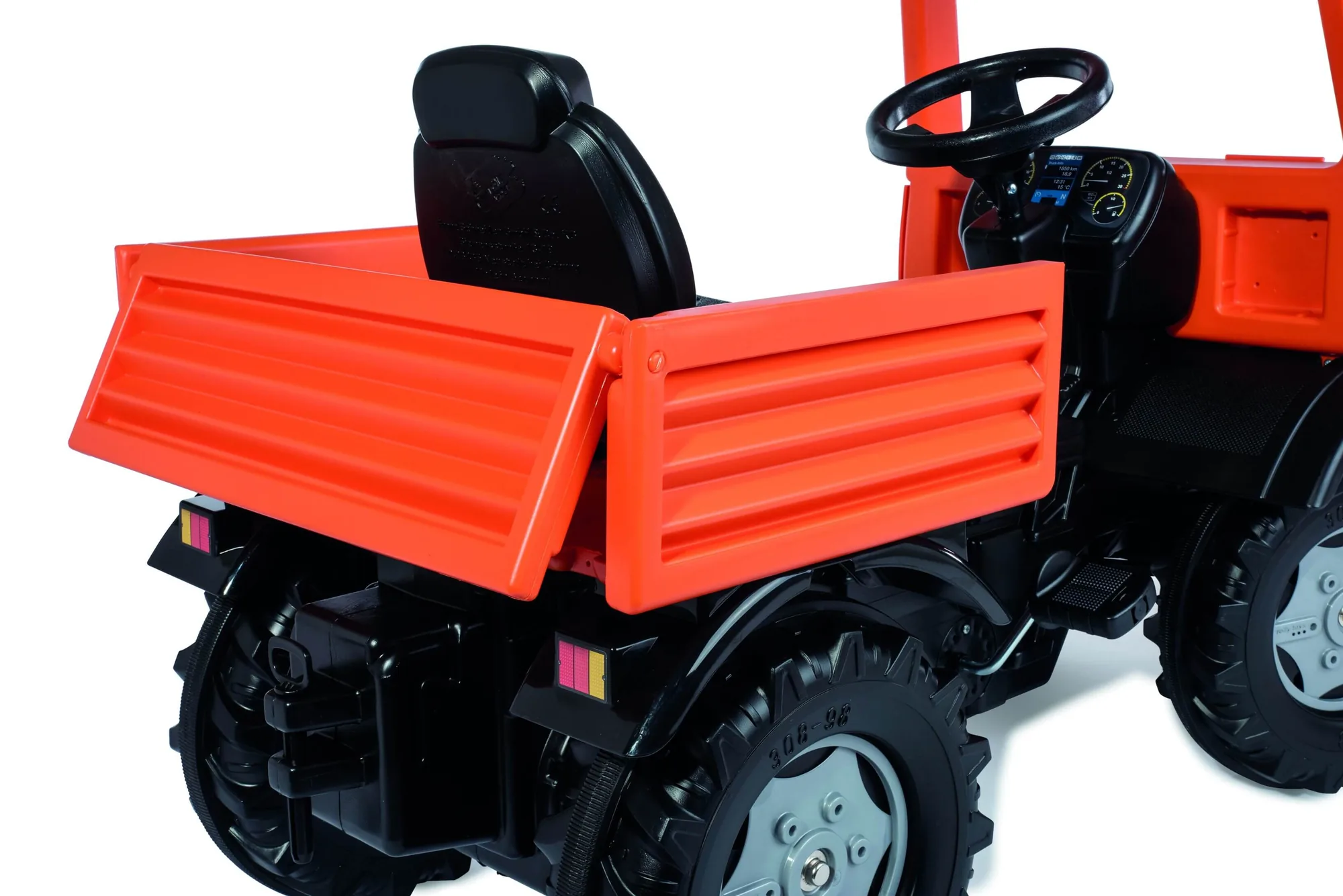 Rolly Toy rollyUnimog Service 038237 mit detailierter Ladefläche und Sitz