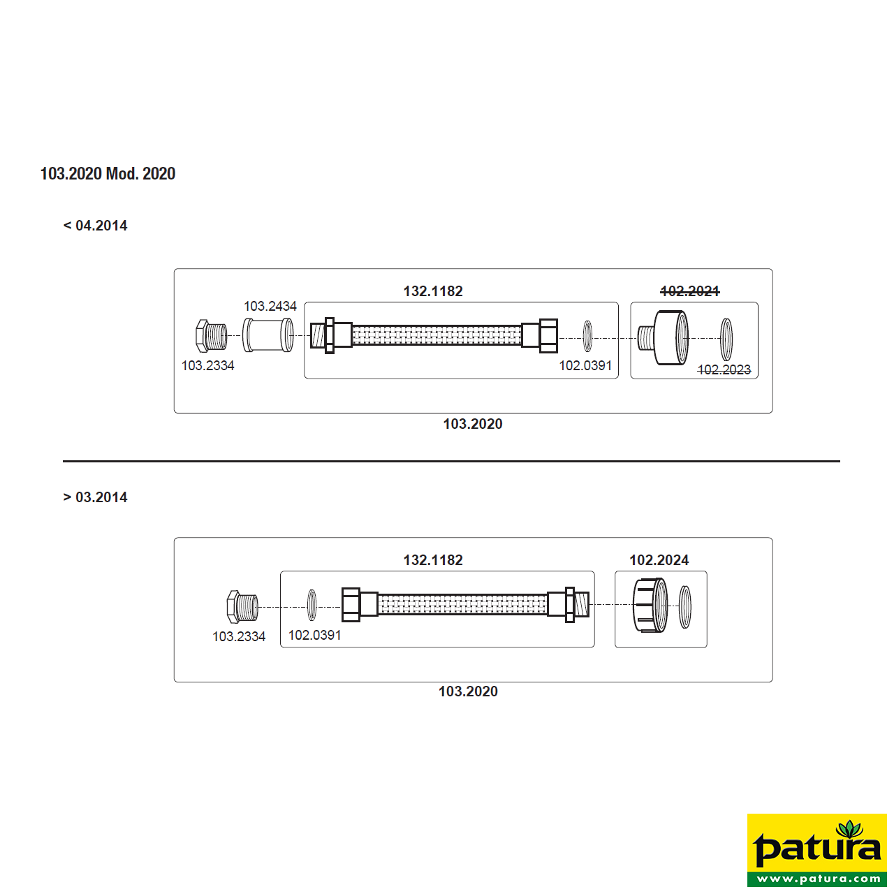 Patura Anschluss-Set für IBC-Container 1032020
