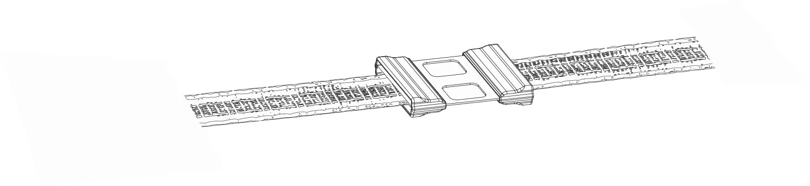 Kerbl Litzclip-Bandverbinder 40 mm aus Edelstahl für Weidezaunbänder, Produktbild
