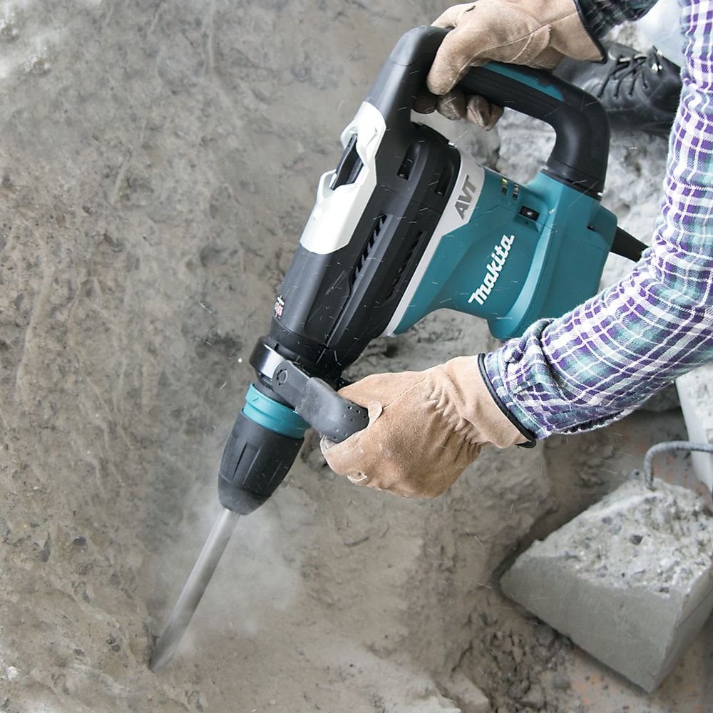 Makita HR4013C – Leistungsstarker 1.100-Watt-Kombihammer mit 8, 0 Joule Schlagenergie und Anti-Vibrations-Technologie Makita HR4013C – Leistungsstarker 1.100-Watt-Kombihammer mit 8, 0 Joule Schlagenergie und Anti-Vibrations-Technologie