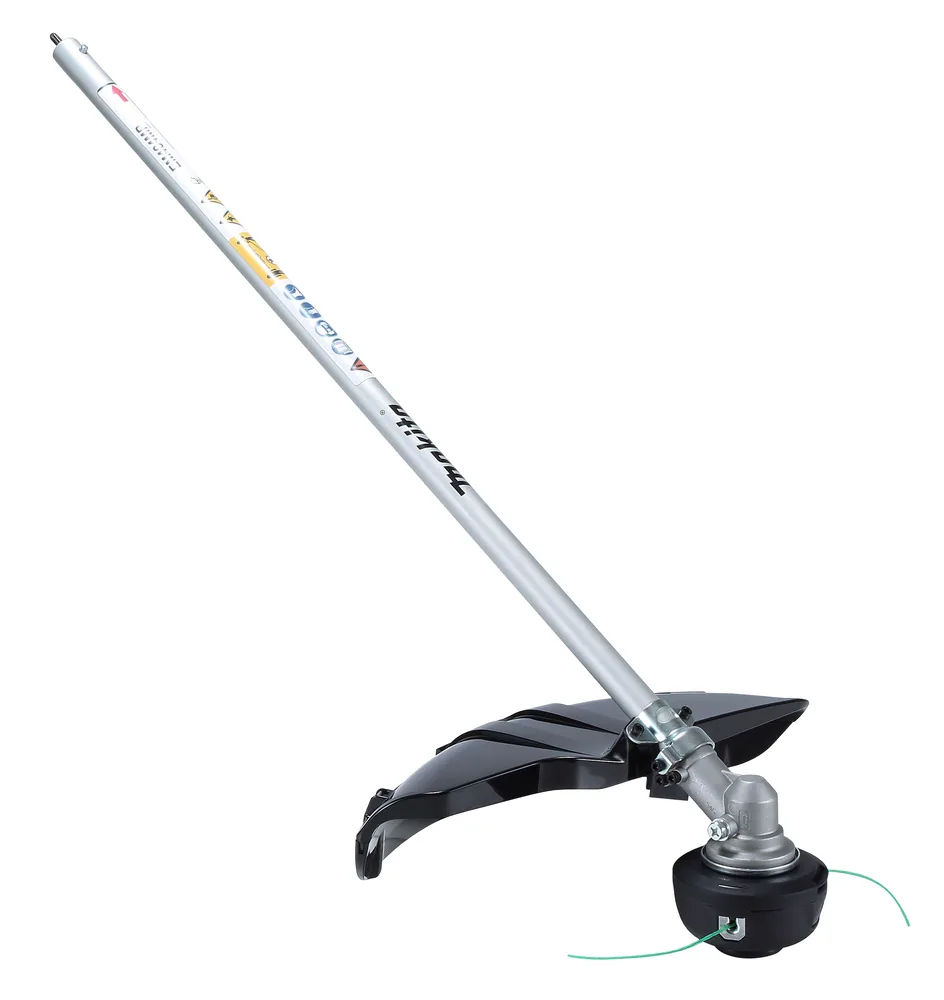 Makita Sensenaufsatz EM404MP mit Fadenkopf und grünem Faden