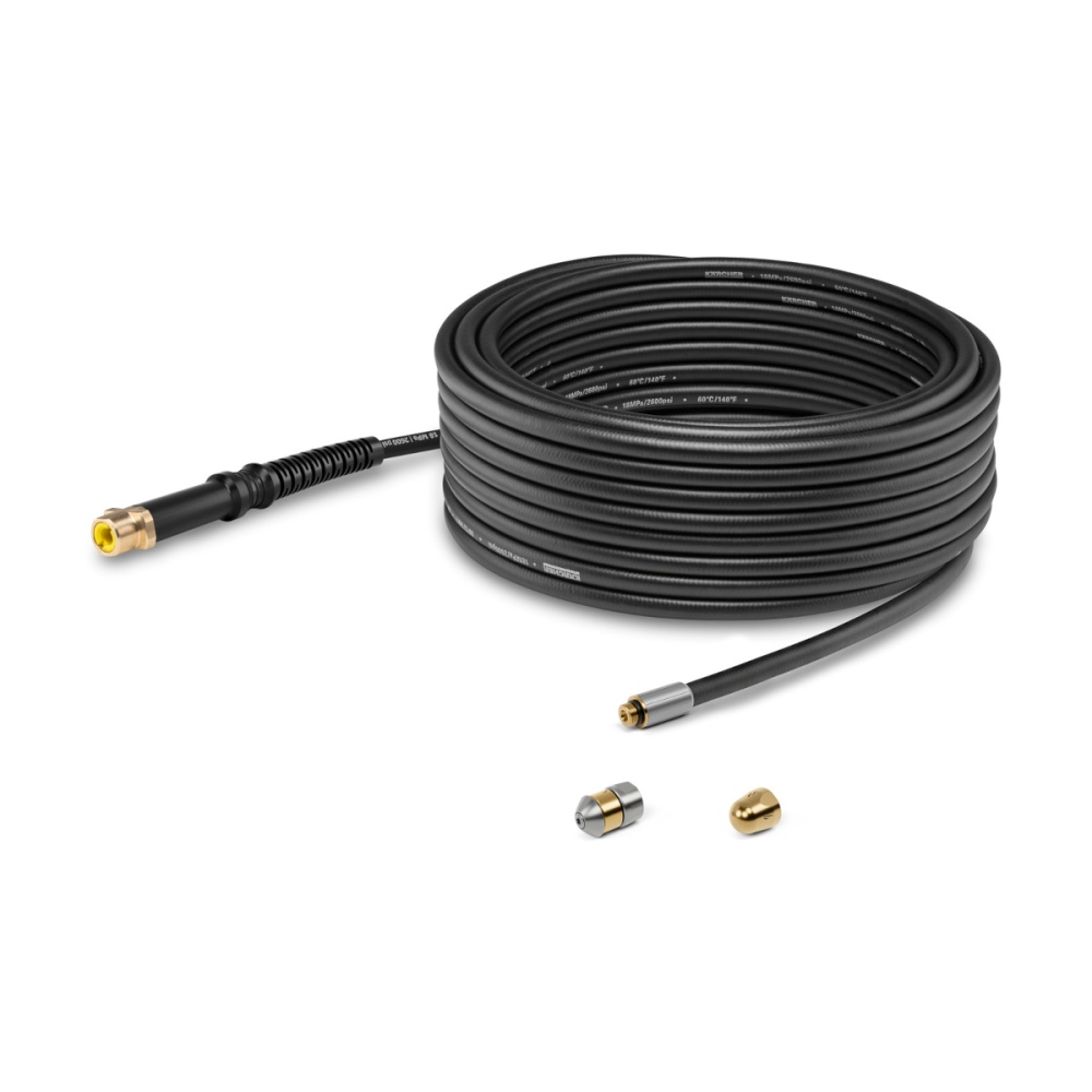 Kärcher Rohrreinigungsset PC 15 (15 m) – Hochdruck-Abflussreiniger für K 2 bis K 7 | 2.644-492.0