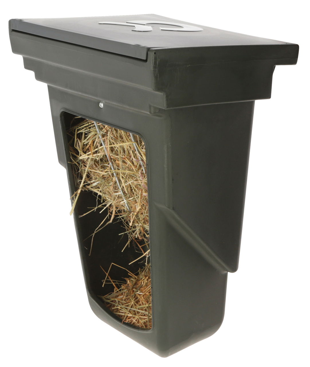 Kerbl Kombi-Futterbox klein für Kälberhüttenumzäunung - 11,5 l,ideal für Einzelkälberhütten,kombinierbar mit Rauh- und Kraftfutter