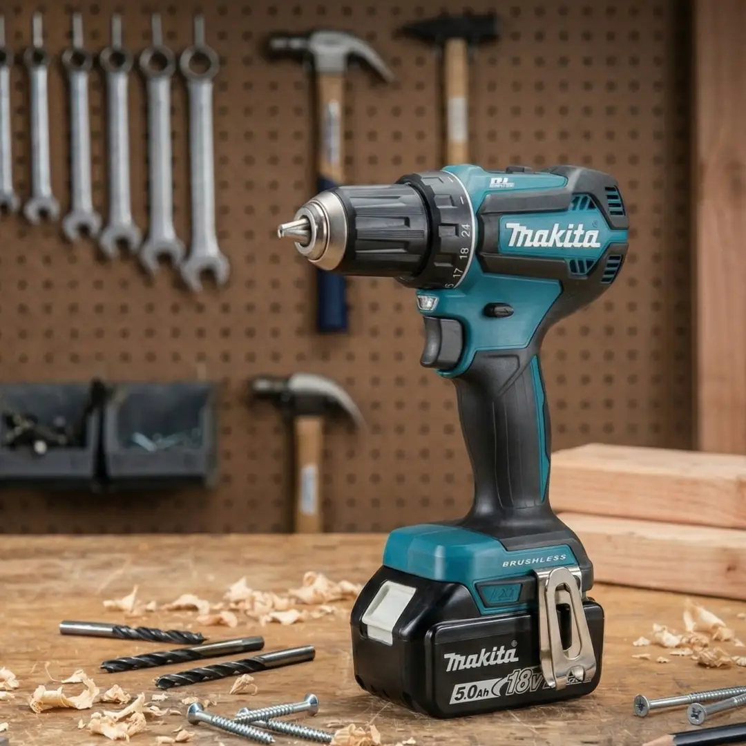 Makita DDF485RTJ Akku-Bohrschrauber – Leistungsstark und kompakt für vielseitige Anwendungen