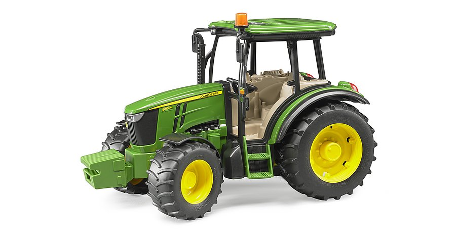 Detailgetreues Modell des John Deere 5115M Traktors von Bruder Spielwaren
