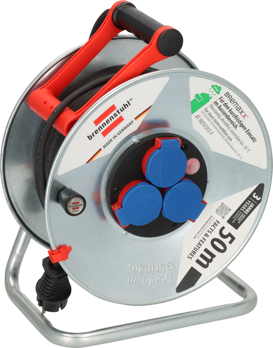 Brennenstuhl Garant S IP44 Kabeltrommel 50m – Robuste Outdoor-Stromversorgung Brennenstuhl Garant S IP44 Kabeltrommel 50m – Robuste Outdoor-Stromversorgung
