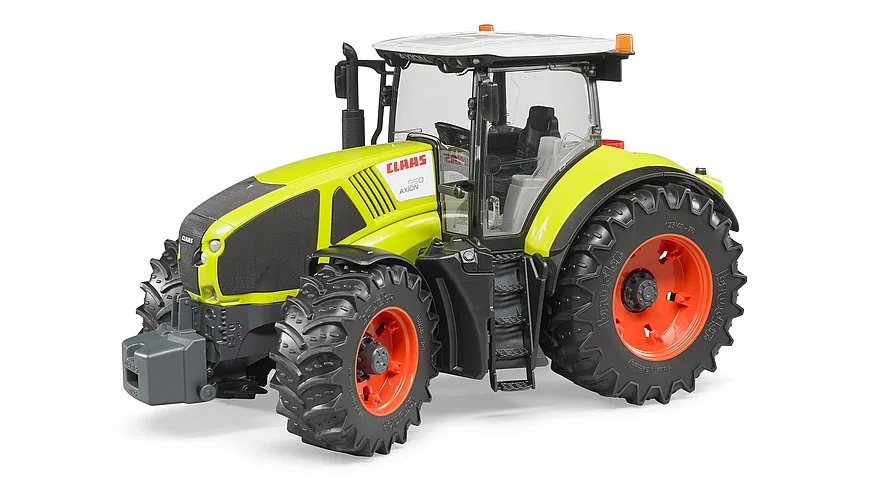 Bruder Claas Axion 950 Traktor in Grün mit roten Felgen, Spielzeug im Maßstab 1:16