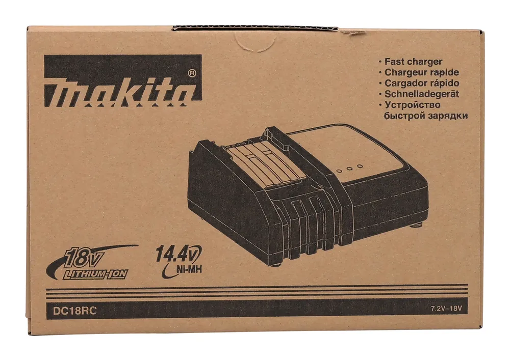 Makita DC18RC Schnellladegerät, Verpackungskarton