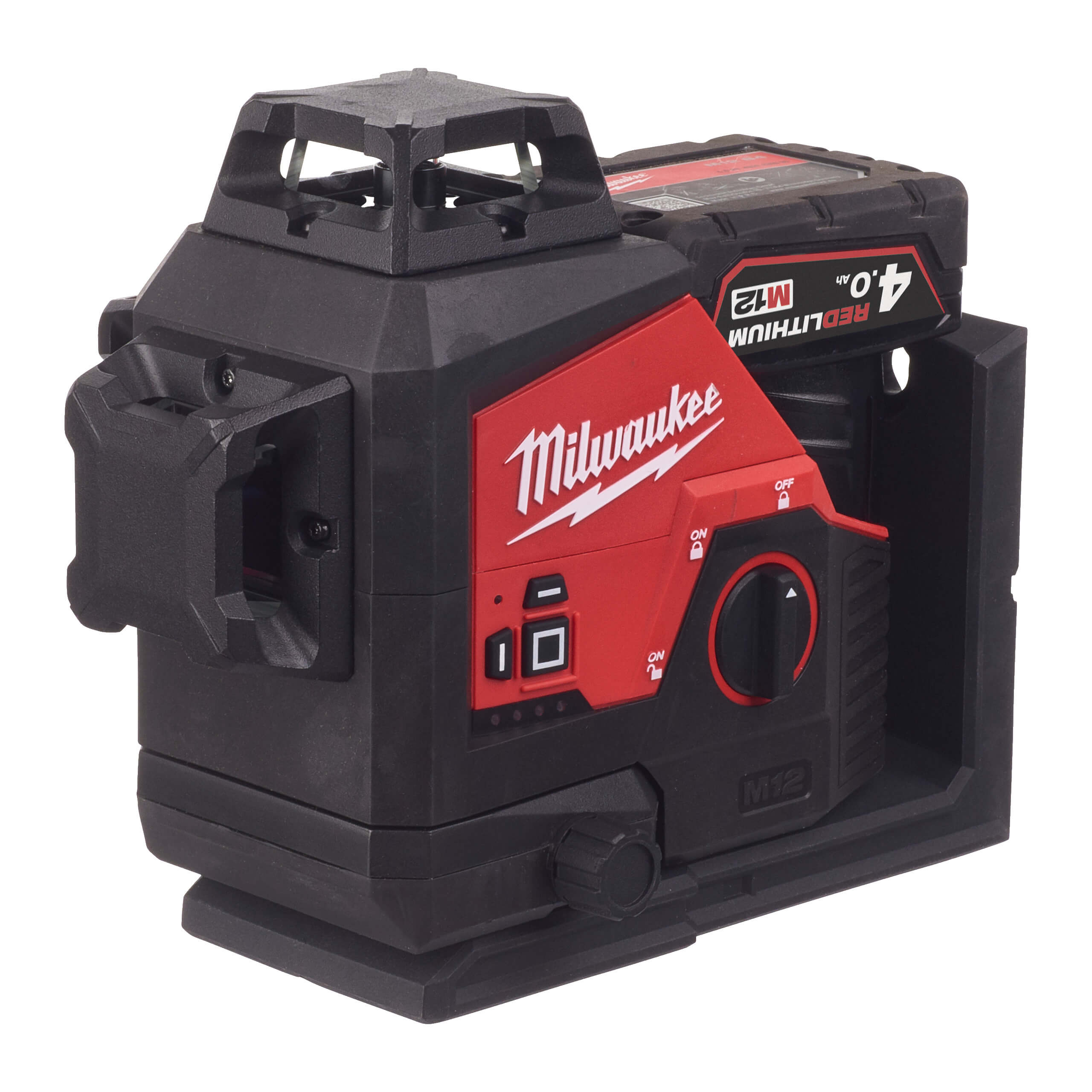 Milwaukee M12™ 3 x 360° Akku-Kreuzlinienlaser – Präzision und Sichtbarkeit Milwaukee M12™ 3 x 360° Akku-Kreuzlinienlaser – Präzision und Sichtbarkeit