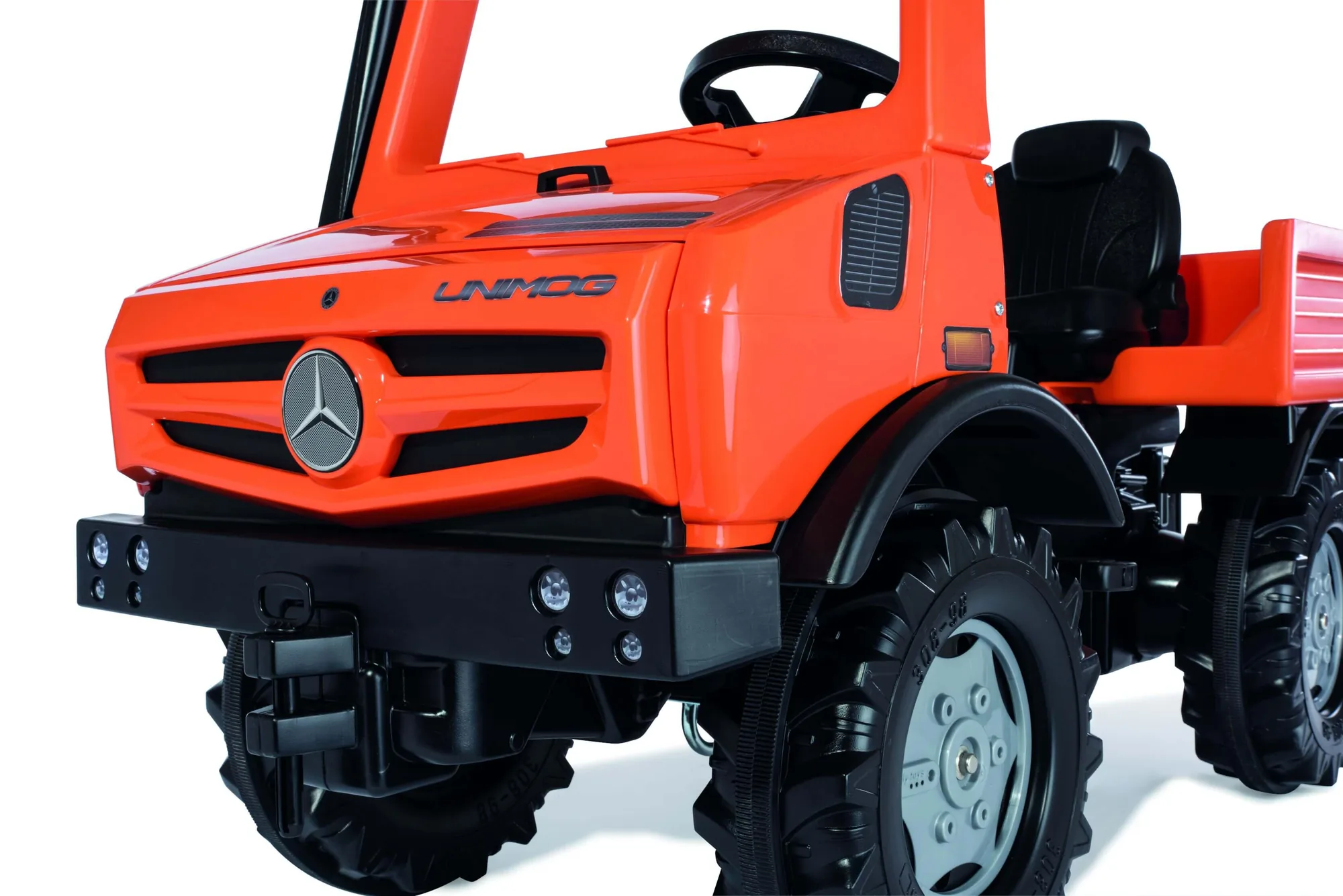 Rolly Toy rollyUnimog Service 038237 mit Mercedes-Front und Vorderkupplung