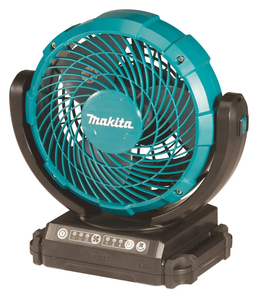 Makita DCF102 18V Akku-Ventilator in Türkis, 3-stufig