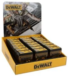 DeWalt Thekendisplay mit Schrauber-Bit-Sets, 21 Stück im Aufsteller