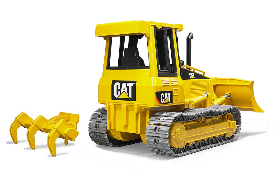 BRUDER Cat® Kettendozer – Detailgetreues Spielzeugmodell im Maßstab 1:16 mit realistischen Funktionen
