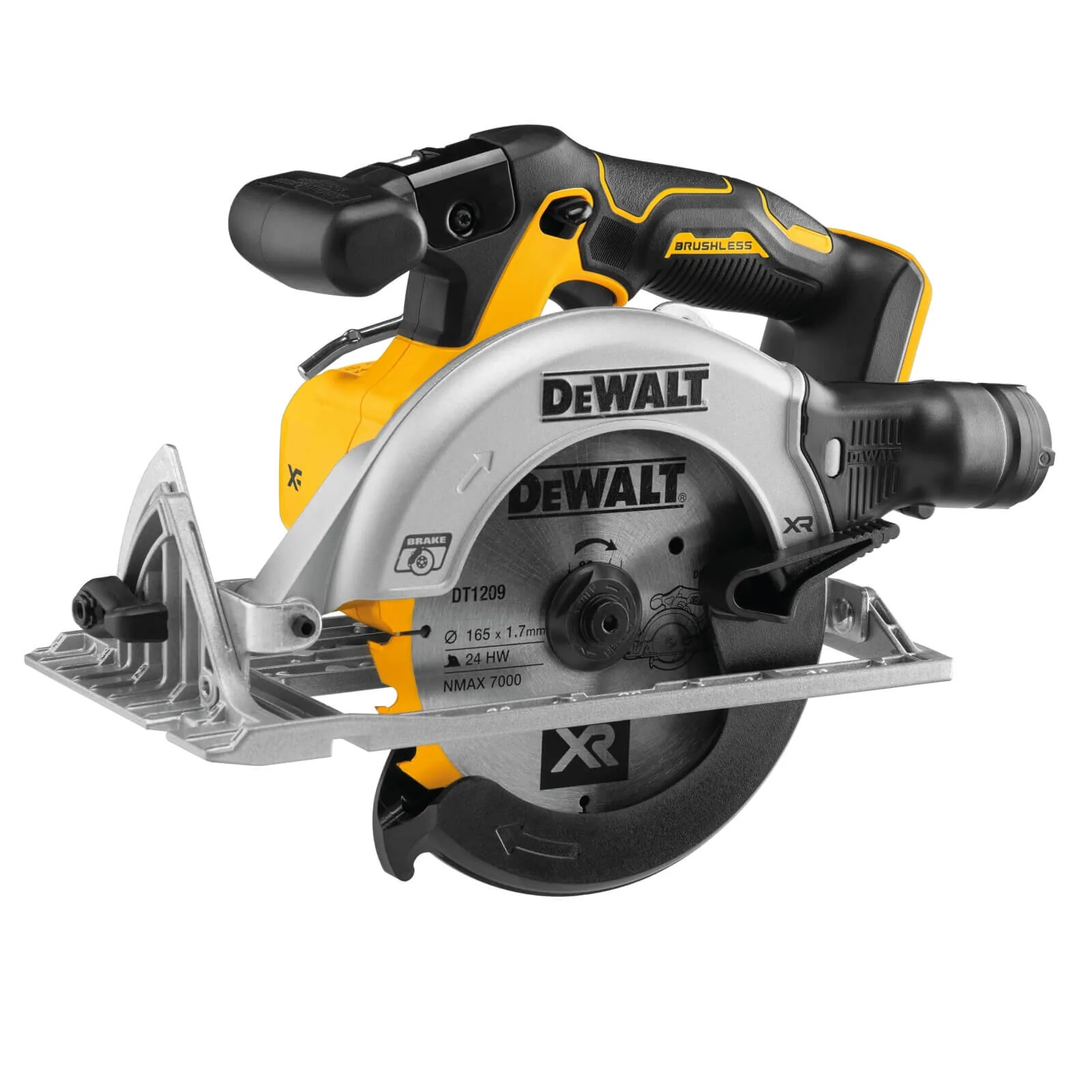 DeWalt DCS565 18V XR bürstenlose Akku-Handkreissäge mit 165-mm-Sägeblatt