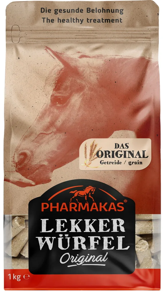 Pharmakas Lekker Würfel Original Pferdesnack im Beutel, 1 kg