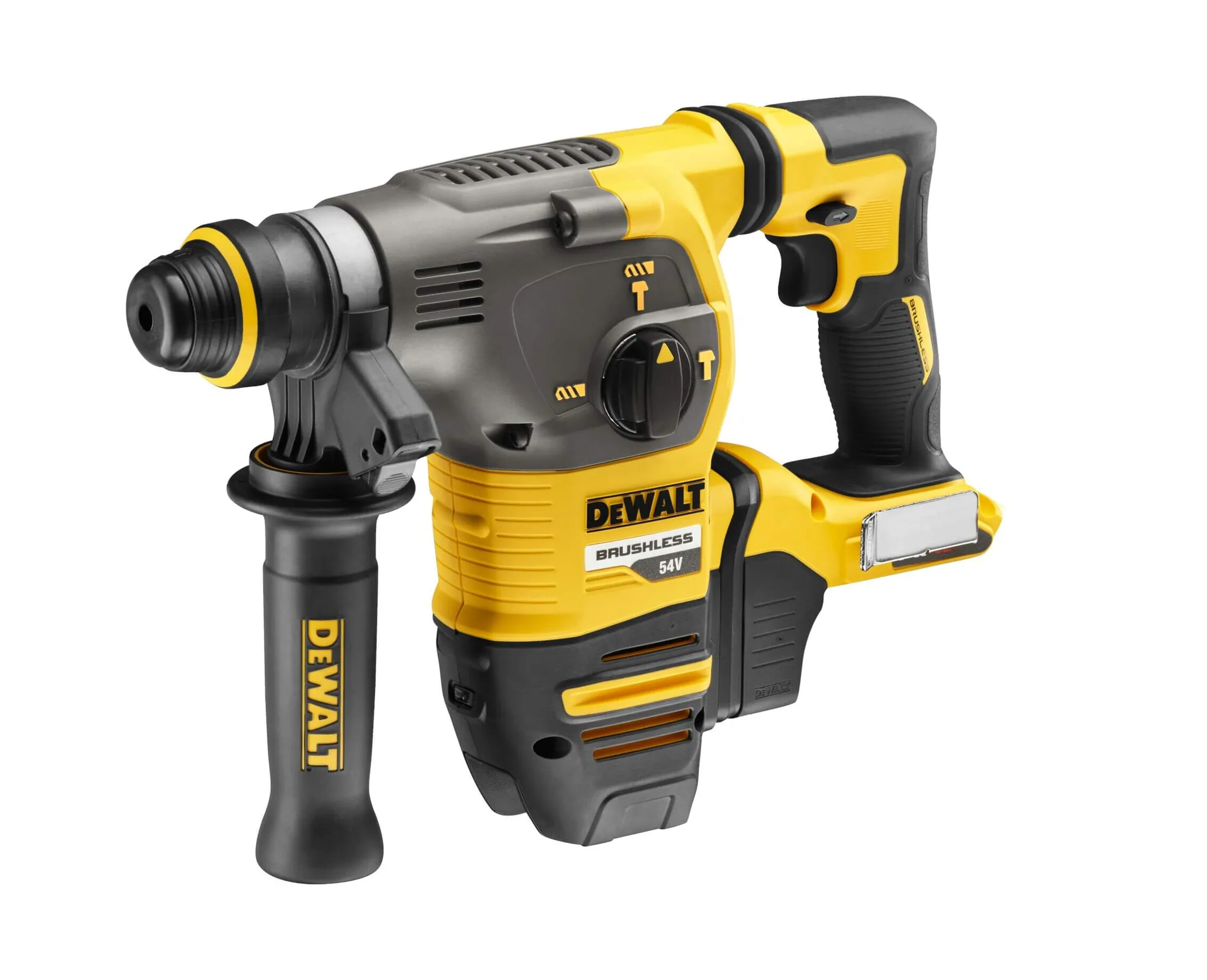 DeWalt DCH333 54V XR FLEXVOLT bürstenloser SDS-Plus Akku-Kombihammer mit Zusatzhandgriff