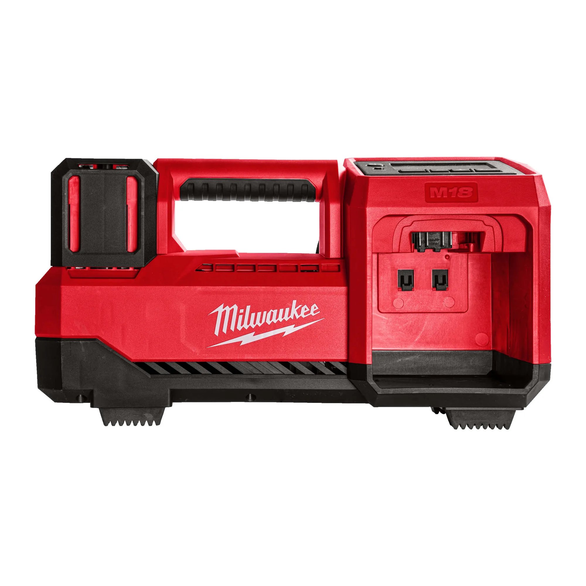 Milwaukee M18 BI-0 Akku-Kompressor in Rot-Schwarz
