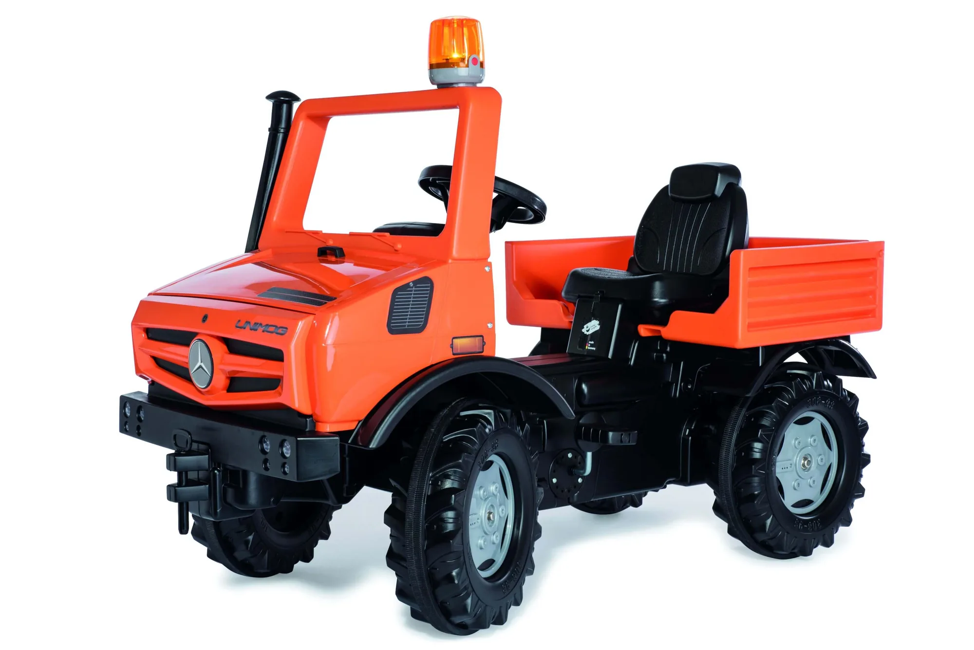 Rolly Toy rollyUnimog Service 038237 als oranges Unimog-Tretfahrzeug für Kinder