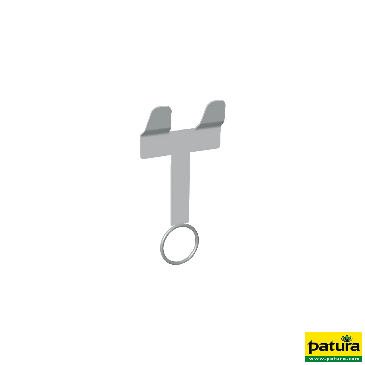 Patura Nuckeleimerhalter für Kälber aus Metall mit Ring und Gegenplatte