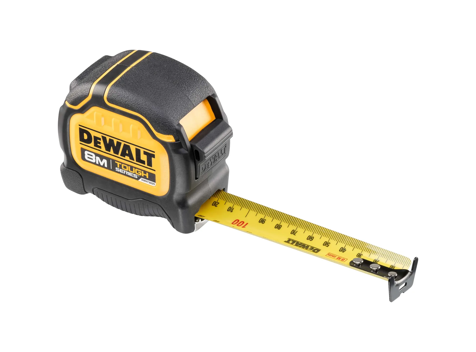 DeWalt DWHT36928-0 Tough Series Maßband 8 m in Gelb-Schwarz