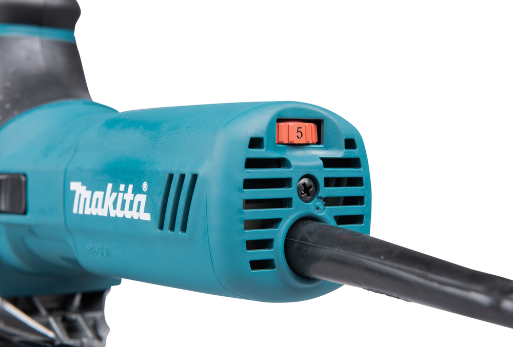Makita 4351FCTJ – 720-Watt-Pendelhubstichsäge mit LED-Licht und werkzeuglosem Sägeblattwechsel
