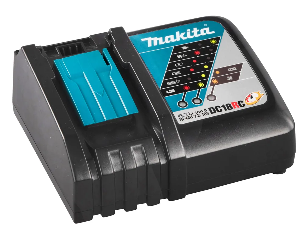 Makita Schnellladegerät DC18RC für LXT-Akkus von 14,4 V bis 18 V