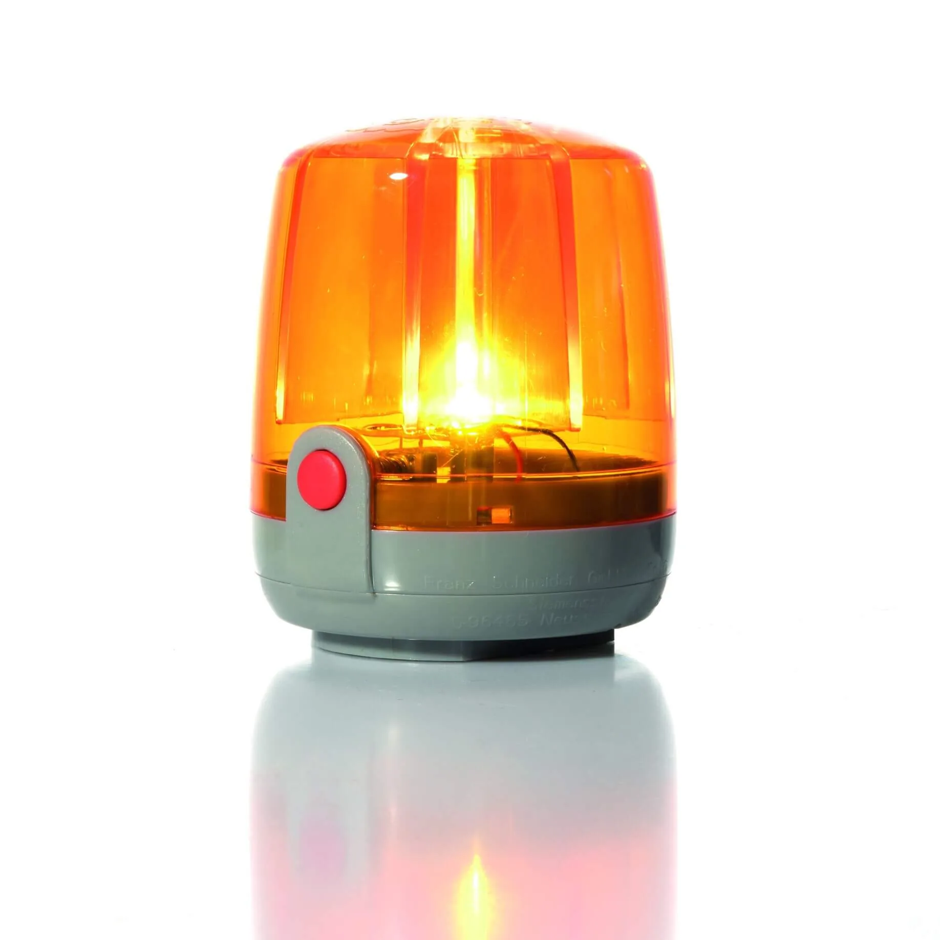 Rolly Toys rollyFlashlight in Orange, drehendes Blinklicht als Zubehör für Kinderfahrzeuge